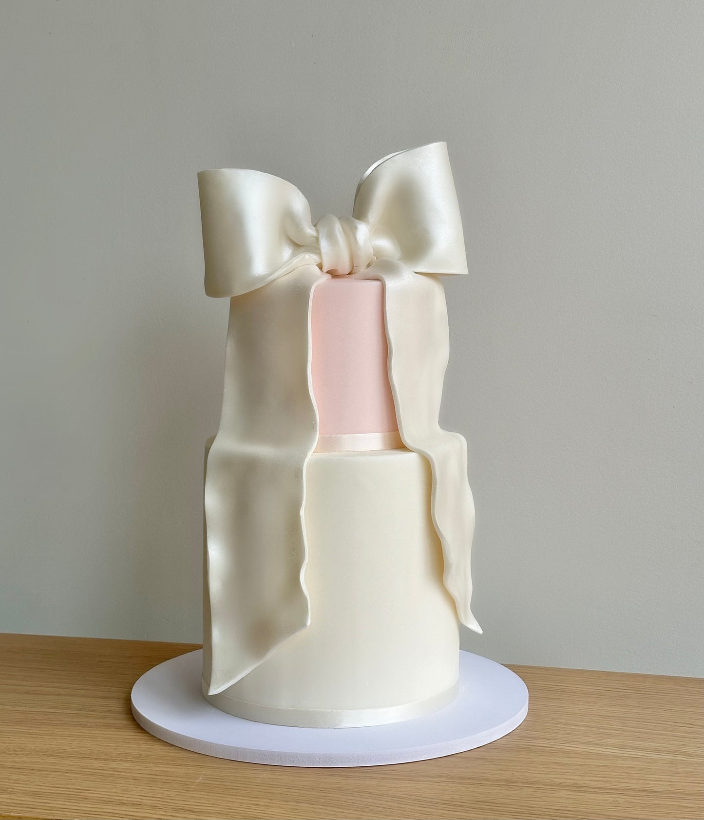 Satin Bow Cake 6" + 8"